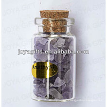 Amethyst chip Gemstone collection in bottle